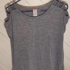 Grey Active Life Athletic T-Shirt